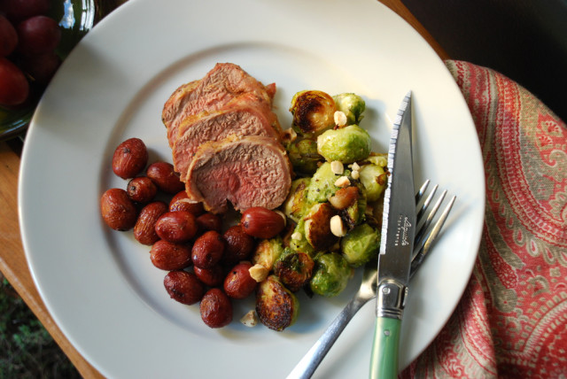 Maple-Mustard Marinated Pork Tenderloin // TinyFarmhouse.com