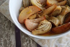 Maple-Roasted Fennel and Pears