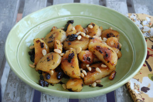 Roasted Parsnips with Honey and Raisins