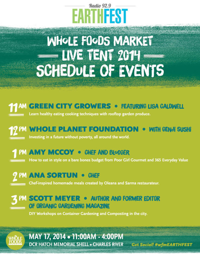 WholeFoods-Earthfest-14-LiveTent-Schedule