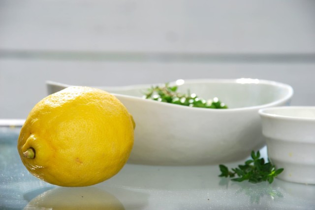 Peas with Lemon Mascarpone ingredients | tiny farmhouse