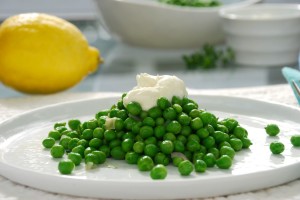 Peas with Lemon Mascarpone