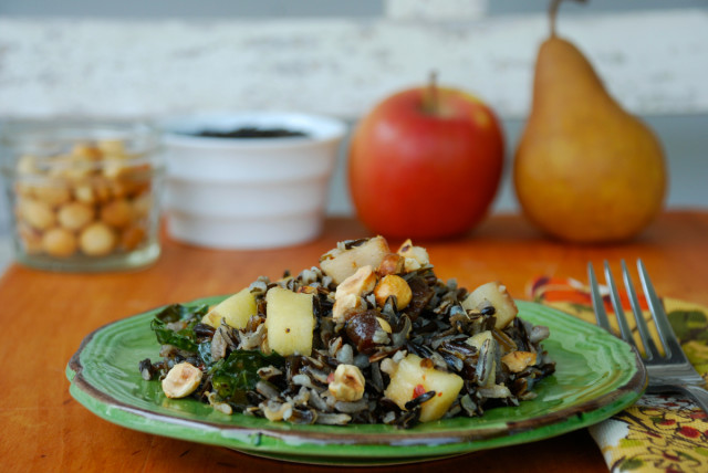 whole-grains-month-contest-wild-rice-fall-fruit-salad-2 | tiny farmhouse