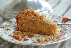 Apple-Caramel Eggnog Coffee Cake and a Giveaway from HP Hood